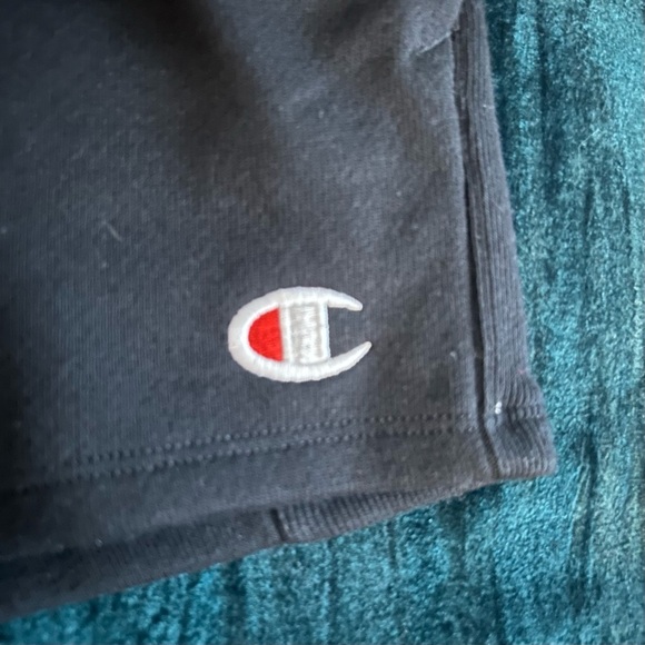 NWT Champion Reverse Weave Shorts Large black fleece sweats - Picture 5 of 9